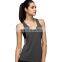 Latest Wholesale Quick Dry Women's Fitness Deep Cut Loose Vest Sports Gym Tank Top Factory made Cotton spandex best for gym