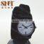 Promotional quartz watch with long silicone strap