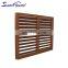 Superhouse New design air flow brown aluminium louvre windows shutters