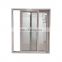 White Concealed Aluminum Glass Sliding Door