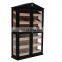 4000-5000ct cigars Custom large Double Door wooden cigar cabinet humidor for cigar display with tray LED