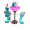 modern lounge bar furniture /Light Up LED Bar Cocktail Table For Party Event Nightclub Wedding Bar Use