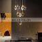 Modern Luxury Hotel Lobby Stairwell High Ceiling Crystal Pendant Lighting Chandelier