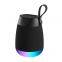 Drahtloser Lautsprecher für Camping - Musikplayer, neuer tragbarer Bluetooth-Lautsprecher mit LED-Lampen, BT-Mini-Lautsprecher
