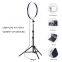 10inch RGB LED Ring Light with 200cm Tripod Stand Flexible Phone Holder for Live Streaming Makeup Camera Selfie