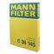 Filtre à air original et authentique MANN pour voiture, filtre moteur C36145 13717548888