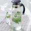 heat resistant glass jug, glass jug with lid,glass water jug with lid