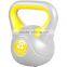 vinyl fitness cement-filled kettlebell 4kg weight lifting