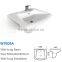  bathroom ceramic wall hung rectangular washbasin