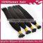Qingdao 100% loose human hair bulk extension
