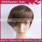 Genuine indian human hair Elegant Hair Wholesale invisible mens toupee / men hair piece