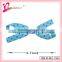 Cotton dot ribbon bow hair accessories wholesale cheap hair barrettes for girls