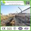 Hot dip galvanized cyclone wire fence with razor wire top