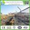 Hot dip galvanized cyclone wire fence with razor wire top