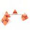 orange plastic 4 sided game dice,bulk dice for wholesale