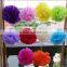Chinese Handmade Cheap Tissue Hanging Paper Pom Poms