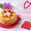 AN179 ANPHY Cake Storage Box Round 8-10 inches PP Cake Carrying Case Matt 31*15.6cm 11cm handles Max Load 5 kilos Crystal Box