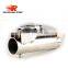 3 inch straight pipe 304 Stainless steel Electric exhaust pipe for generator with remoter