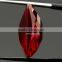 high quality synthetic gems machine cut oval ruby corundum gemstone