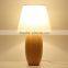 wooden Color and Electric Power Source table lamp LED Wood table Light JK-879-17 LED Wood table lamp