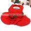 Hot Selling Santa Snowman Toilet Seat Cover and Rug Bathroom Set Contour Rug Decoration For Christmas