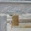 High Quality European Pure White Marble Fireplace