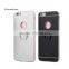 Wholesale slim metal plated case with ring for iPhone