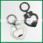 Multi Purpose Key Chain Heart Lock Beer Custom Bottle Opener