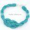 Boho Mint Weave Seed Beads Necklaces for Woman Gift