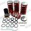 Car Accessories Red Aluminum Scaled Lowering Suspension Coilover Coil Springs