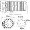 GJS-8012 dome fiber optic splice closure