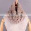 2015 best selling fashionable ladies pure cashmere scarf Rabbit hair scraf