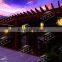 Gardern furniture pergolas outdoor wood wpc pergola/Aluminum alloy material
