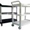 Winco 3 Tier Black Utility Cart