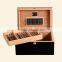 High-end Blackwood wooden humidor with a tray inside