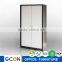 Height adjustable steel storage cabinet tambour door filing cabinet