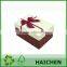 Wholesale custom gift box with lid with logo hot stamping