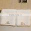 cotton material Mr. and Mrs. hand Towel face towel Monograms Embroidery with logo