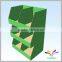 China manufacturer high quality best selling fancy decorative durable floor standing cardboard supermarket dancing shelf