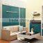 Saving Space Double Murphy Wall Bed with Front Sofa and Bookshelf