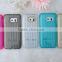 Transparent & colorful S6 edge phone case