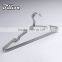 Cheap Custom Supermarket Non-slip Wire Metal Chrome Clothes Hangers for Laundry