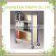 Cheap safe colorful steel kd movable library book cart metal library book cart library mobile book vehicles