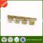 Small Brass Battery Terminal Parts Equiped With Computer