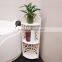 Decorative 3 tiers expensive office furniture white storage rack