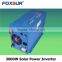 Foxsur 3000W 12V dc to 230V AC manufacturer for house/solar system/car pure sine wave inverter with controller