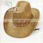 Wholesale hot selling summer beach big brim fashion straw hat hat with drawstring cheap hat