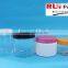 Plastic bathsalts jar, jar container, PET clear jar