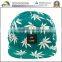 Cheap Flat Brim 5-Panel Adjustable Snapback Hat Fitted Hawaii Aloha Floral Snapback Hat