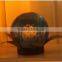 Wall and fence decorative leafy blue solar led crystal magic ball light outdoor